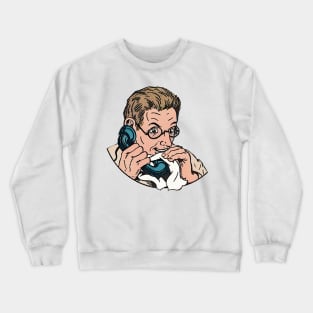 Disguising the voice on the phone Crewneck Sweatshirt